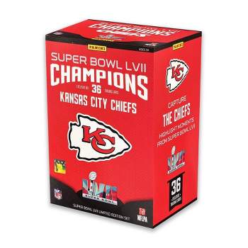 2023 Panini NFL Super Bowl LVII Champions Kansas City Chiefs Football Trading Card Blaster Box