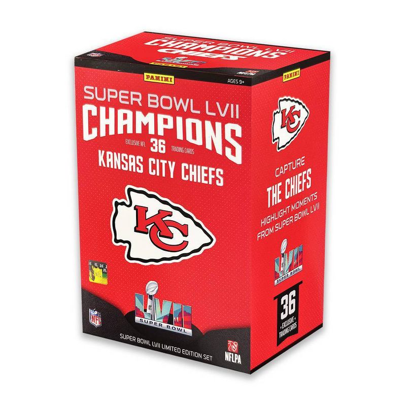 2023 Panini NFL Super Bowl LVII Champions Kansas City Chiefs Football Trading Card Blaster Box, 1 of 4