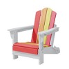Hyleory Kids' Outdoor Adirondack Chair - Durable HDPE Kids' Patio Chair - 2 of 4