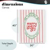 Stupell Industries Merry and Bright Ornate Border Canvas Art - 4 of 4