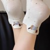 Anna-Kaci Women's 3-Pair No-Show Socks with Embroidered Dog Design and Soft Knit Low-Cut Fit for Everyday Comfort - 4 of 4