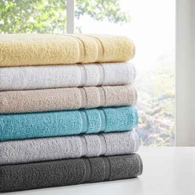 Aegean White Turkish Cotton 6-Piece Towel Set