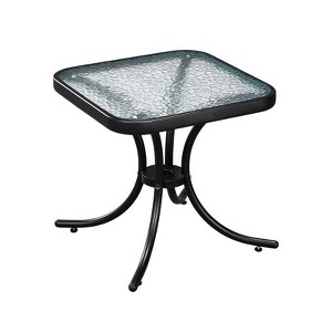 Karl Home| 18in. Square Outdoor Side Table, - 1 of 4