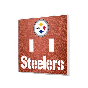 NFL AFC Teams Football Hidden-Screw Light Switch Plate for Double Toggle - 1 of 4