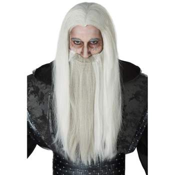 California Costumes Dark Wizard Wig and Beard
