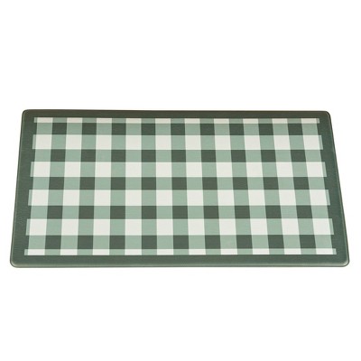 Collections Etc Buffalo Check Anti-Fatigue Skid-Resistant Kitchen Mat