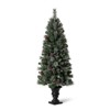 FIONECA Green Artificial Christmas Tree with Clear/White Lights (Set of 2) - 3 of 4