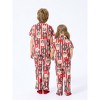 PATPAT Christmas Matching Family Pajamas Set Christmas Doggy Print Red PJS Red - 3 of 4