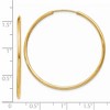 Black Bow Jewelry 1.5mm x 36mm 14k Yellow Gold Polished Round Endless Hoop Earrings - 4 of 4
