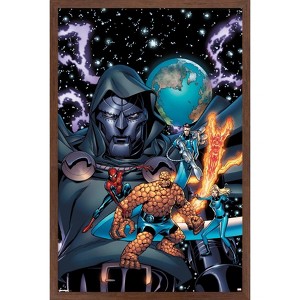 Trends International Marvel Publishing: Fantastic Four - Spider-Man And The Fantastic Four #3 Framed Wall Poster Prints - 1 of 4
