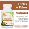 Zahler Apple Cider Vinegar Capsules with Fiber Supplement, Cleansing, Digestive and Metabolic Support, Healthy Diet and Appetite - 60 Count - image 2 of 4