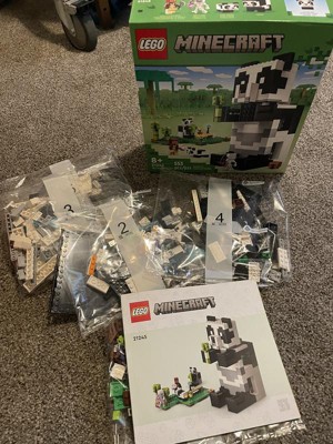 Lego Minecraft The Panda Haven Toy House With Animals 21245 : Target