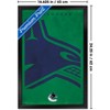 Trends International NHL Vancouver Canucks - Logo 25 Framed Wall Poster Prints - 3 of 4