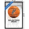 Trends International NBA San Antonio Spurs - Drip Basketball 21 Framed Wall Poster Prints - 3 of 4