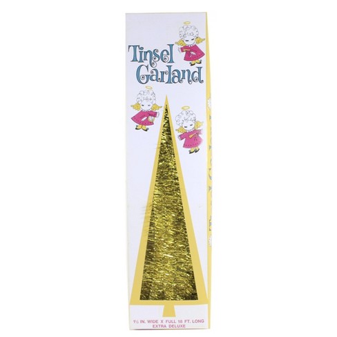 Kurt Adler Christmas Garland | Beaded Silver and Iridescent Garland for  Christmas Tree (Gold Two Pack)