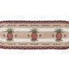 Earth Rugs Rustic Pineapple Oval Stair Tread – Tropical & Farmhouse Decor 27"x8.25" - 2 of 3