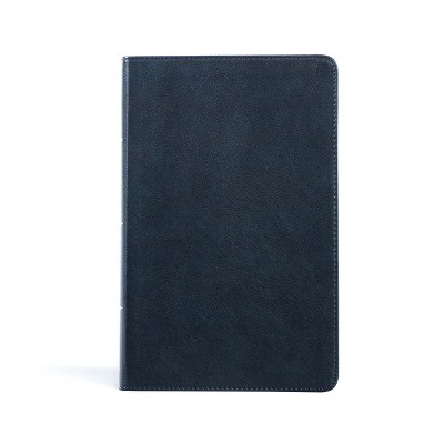 Csb Single-column Personal Size Bible, Navy Leathertouch - By Csb ...