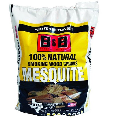 B&b Charcoal All Natural Mesquite Wood Smoking Chunks 549 Cu In : Target