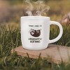 Galvanox SOHO Electric Ceramic 12oz Coffee Mug With Warmer -Today I will Do Absolutely Nothing  - Makes  Great Gift - image 4 of 4