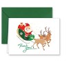 Paper Frenzy Traditional Christmas Thank You Note Cards and Envelopes - 25 pack - 3 of 4