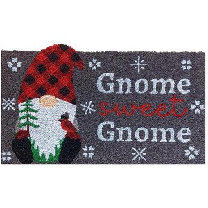 Briarwood Lane Winter Coir Doormat 30x18 Winter Gnome For Winter Coir Doormat - 1 of 2