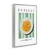 Stupell Industries Traditional Fusilli Pasta Black Framed Giclee Art - 3 of 4