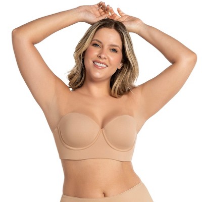 LeSensuel Stay-Put Convertible Bra Unpadded Strapless Bra -