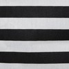 Design Imports Set of 2 Rectangle L 10.5 x 17.5 x 10 Pe Coated Cotton Poly Laundry Bins Stripe Black: Laundry Basket, Double Handle, 1837 Volume - 4 of 4