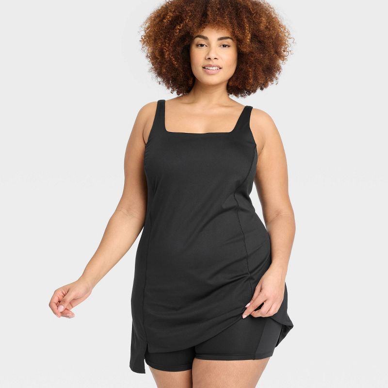Women's Knit Slit Active Dress - All In Motion™, 3 of 4