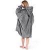 The Bare Homey - Adult Wearable Blanket - Fleece Side Pockets - 2 of 4