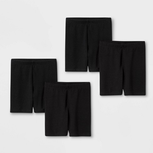 Toddler Girls' 4pk Bike Shorts - Cat u0026 Jack™ Black : Target