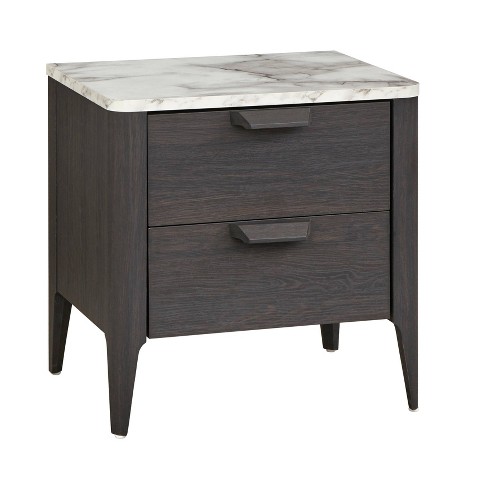 Marble top nightstand target on sale