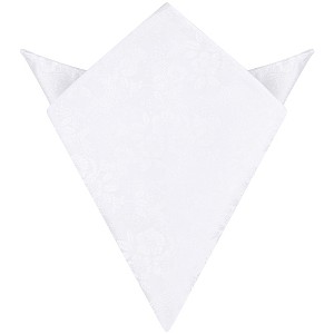 INSPIRE CHIC Men's Floral Embroidered Pocket Squares - 1 of 4