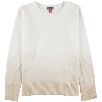 Vince Camuto Womens Ombre Foil Pullover Sweater