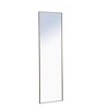 Elegant Lighting Metal frame Rectangle Mirror 18 inch Silver - 4 of 4