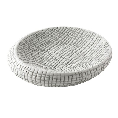 Cestino Soap Dish Gray/White - Cassadecor