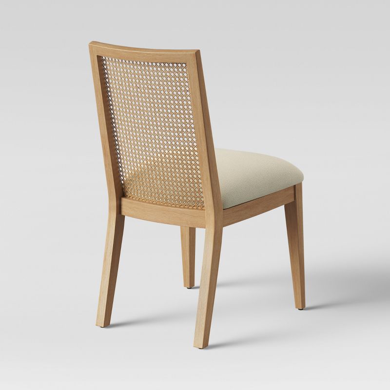 Corella Cane and Wood Dining Chair Natural - Threshold&#8482;, 5 of 11