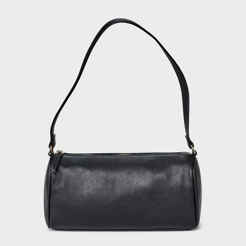 Universal Thread Barrel Shoulder Handbag - Universal Thread™ Black