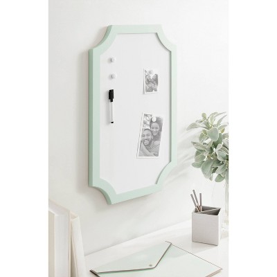 Holbrook Green Magnetic Dry Erase Board with Marker and Magnets
