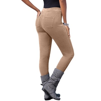 Roaman's Women's Plus Size Corduroy Legging
