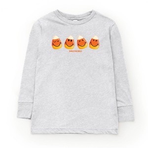 SmileyWorld Candy Corn Smiles - Toddler Long Sleeve Graphic Tee and Youth Long Sleeve Graphic T-Shirt - 1 of 3