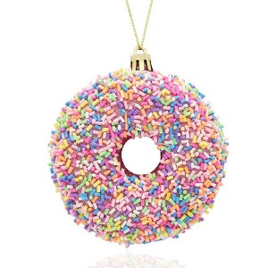 Gloria Duchin Sprinkled Donut Tree Ornament - 1 of 4