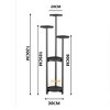 Indoor Flower Stand with Plant Stand Rack, Plant Stand Metal, Flower Staircase, Flower Bench,  Easy to Install Flower Stand Metal - 4 of 4