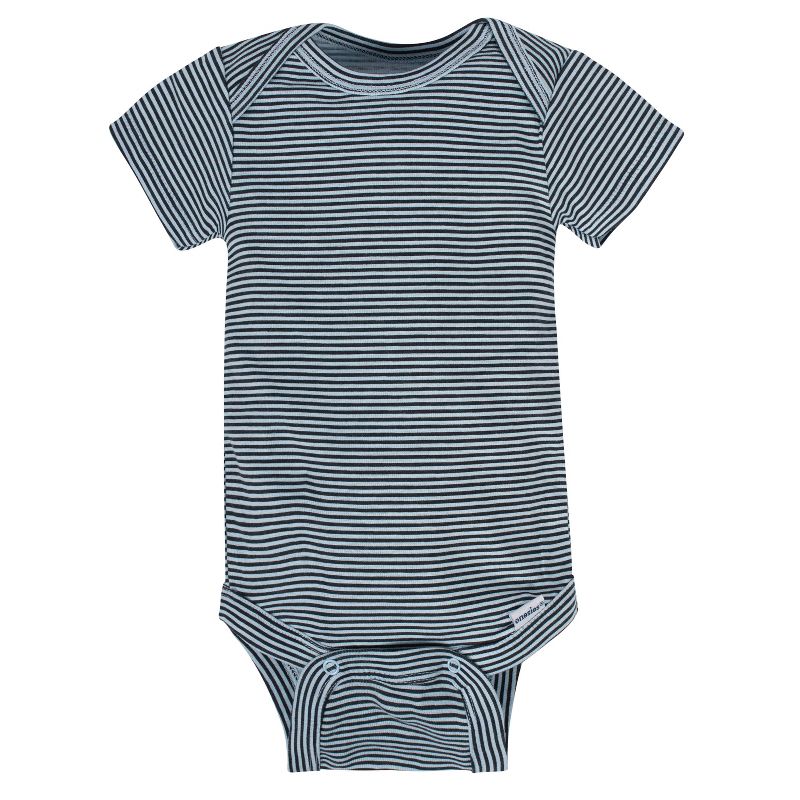 Gerber Baby Boys' Short Sleeve Onesies® Bodysuits, 8-Pack, 4 of 10