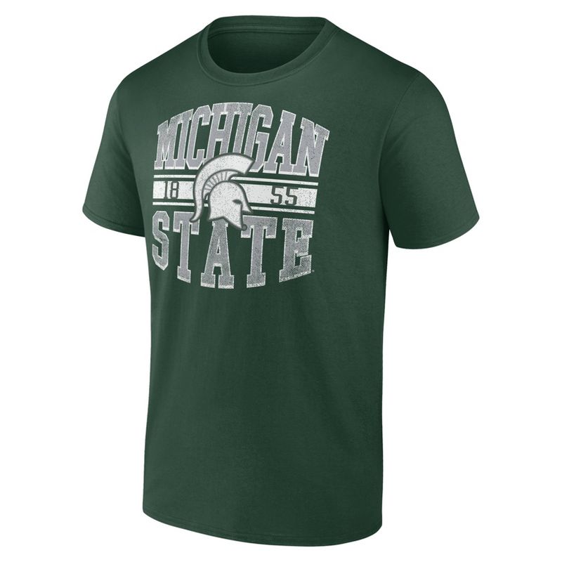 NCAA Michigan State Spartans Men&#39;s Cotton T-Shirt, 2 of 4