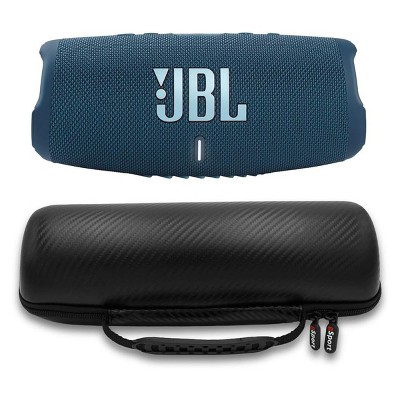 JBL Charge 5 Waterproof Portable Bluetooth Speaker with gSport Carbon Fiber Case