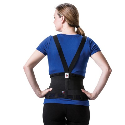 Mueller Adjustable Back Brace with Lumbar Pad - Regular - Black