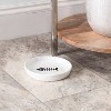 Park Life Designs 2c Oscar Classic Round Cat Bowl - White - 3 of 4