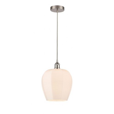 Norfolk - 1 Light Cord Hung Mini Pendant In Industrial Style-15.13 Inches Tall and 11.75 Inches Wide