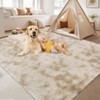 TROPOW Large Fluffy Living Room Area Rug Soft Plush Bedroom Throw Carpet Modern Solid Color Shaggy Rug Non Slip Non Shedding Fuzzy Faux Fur Area Rug - 4 of 4